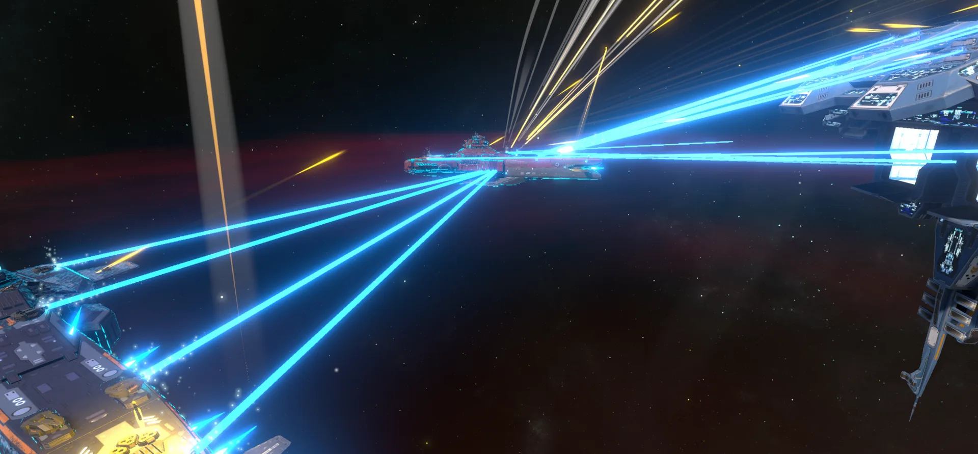 Novalast screenshot: Broadside Engagement